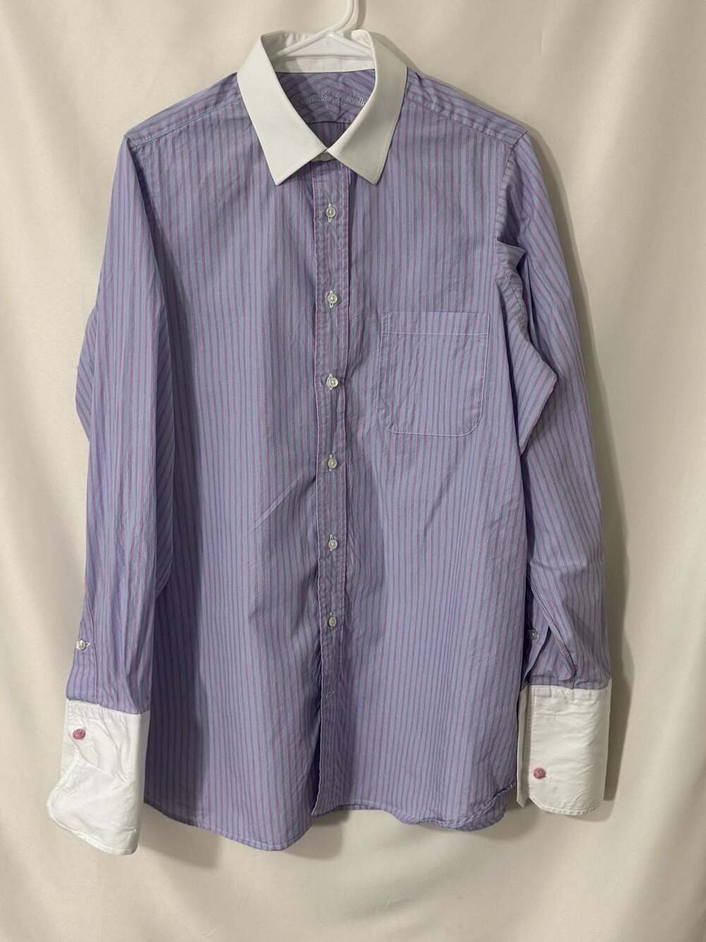 Bespoke Collection Striped French Cuff Dress Shirt